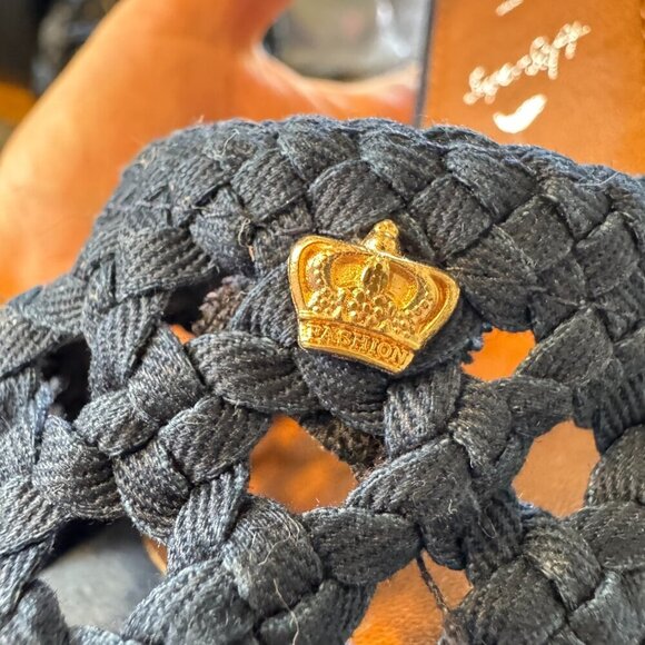 Jane Klain Wedge Sandals Women's Size 6.5 US  Blue Tan Espadrille - Picture 8 of 9